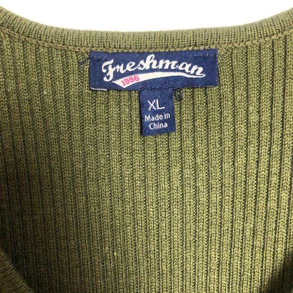 Freshman 1996 | Green Ribbed Sweater Tank Top - Picture 4 of 6